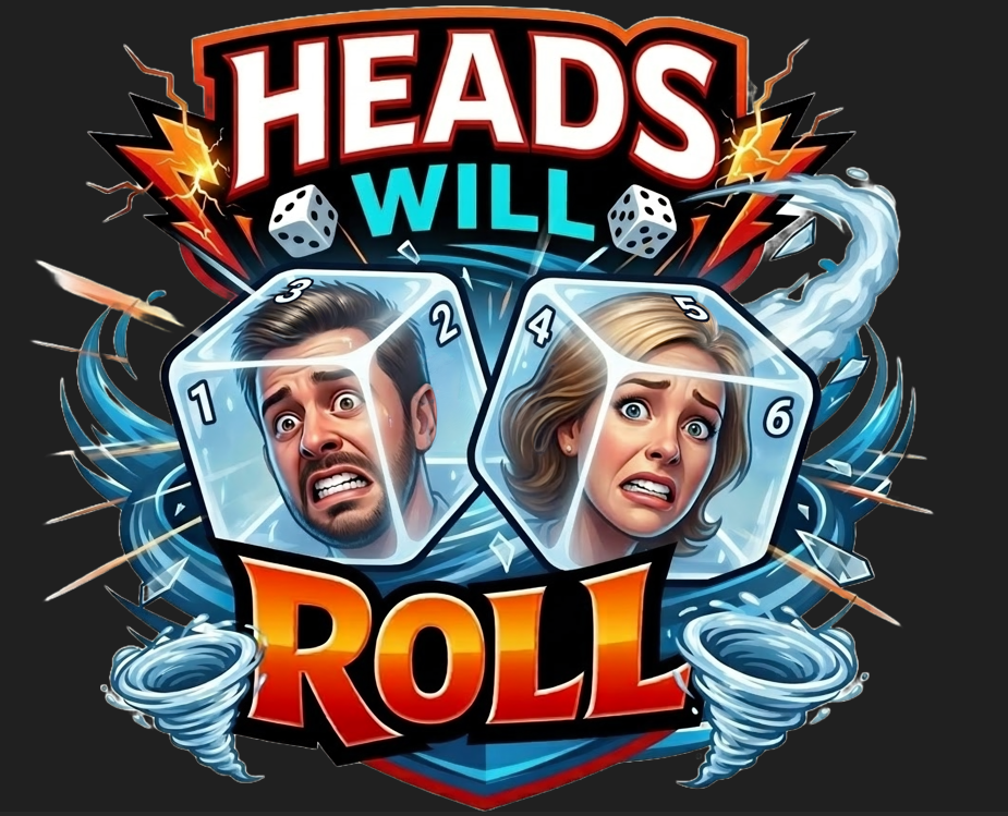 Heads Will Roll Dice 19mm